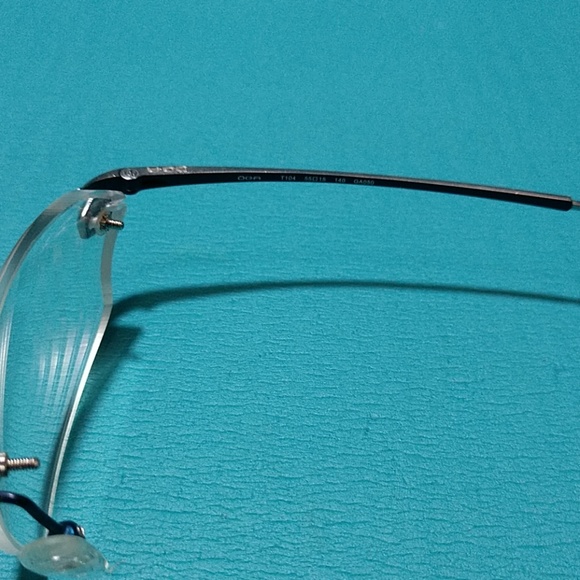OGA Gunmetal/Blue Rimless Drillmount Frames - Picture 6 of 8